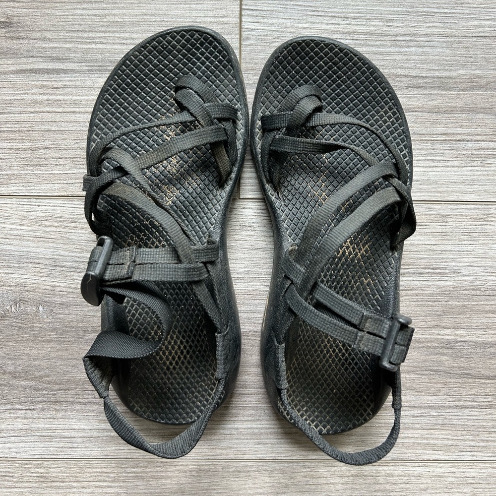 Women’s black Chaco Sandals, Size 7